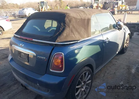 2010 Mini Cooper S из США, поврежденный, VIN WMWMS3C52ATY50858